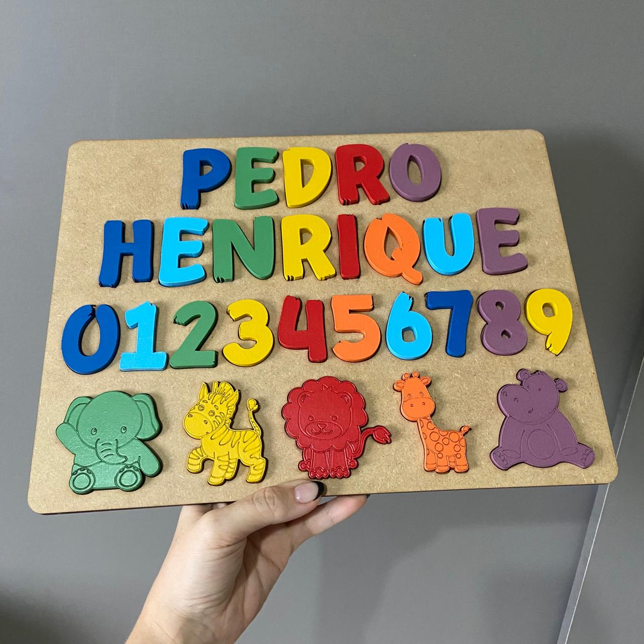 Brinquedo Educativo Nome Composto