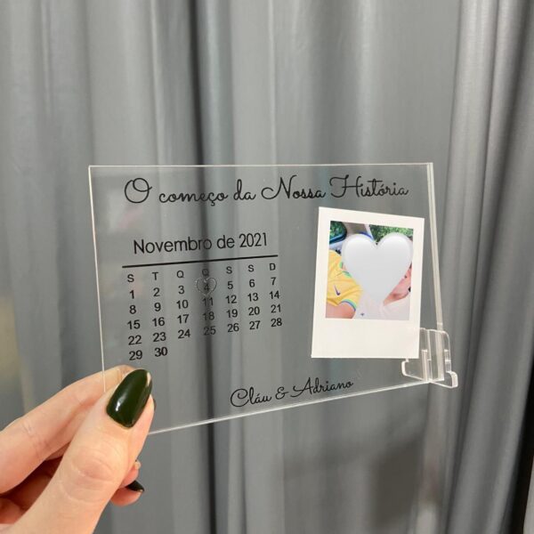Calendário com Foto