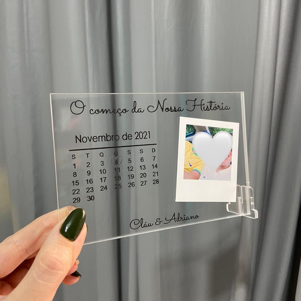Calendário com Foto