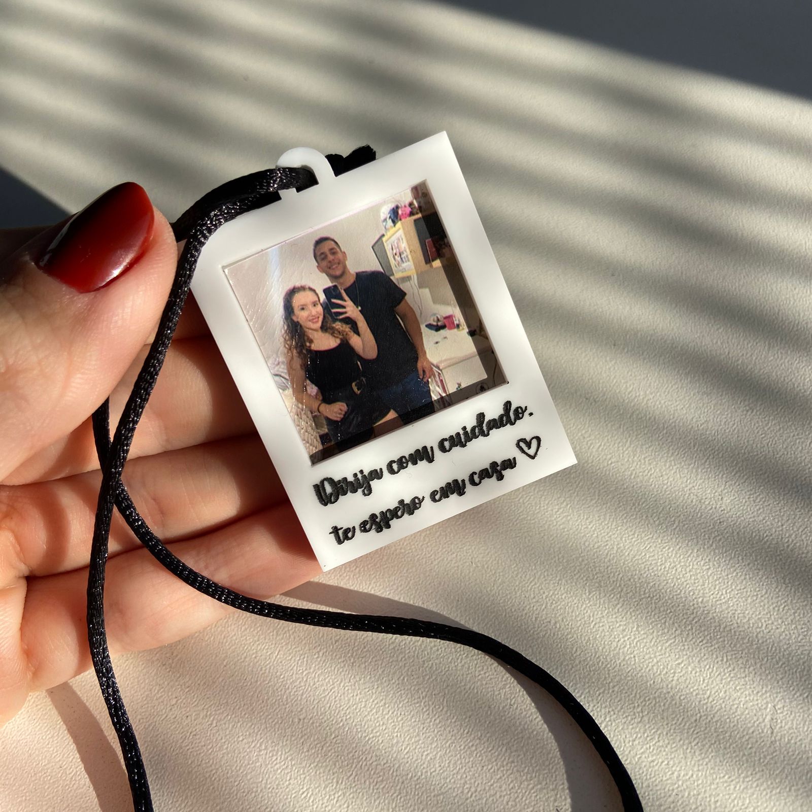 Pingente de Retrovisor com Foto