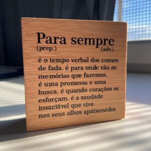 Quadro Significado para Sempre