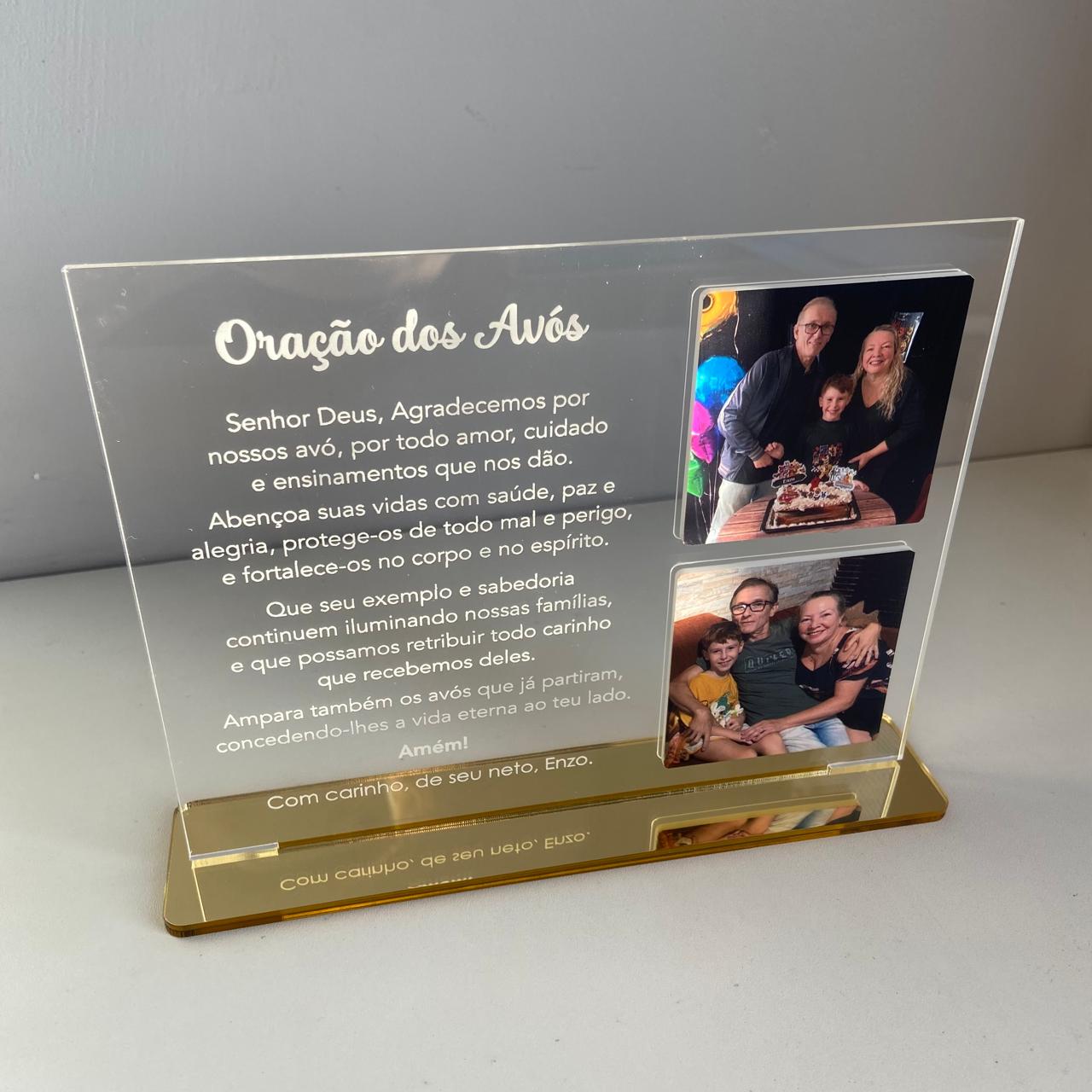 Oração dos Avós com foto